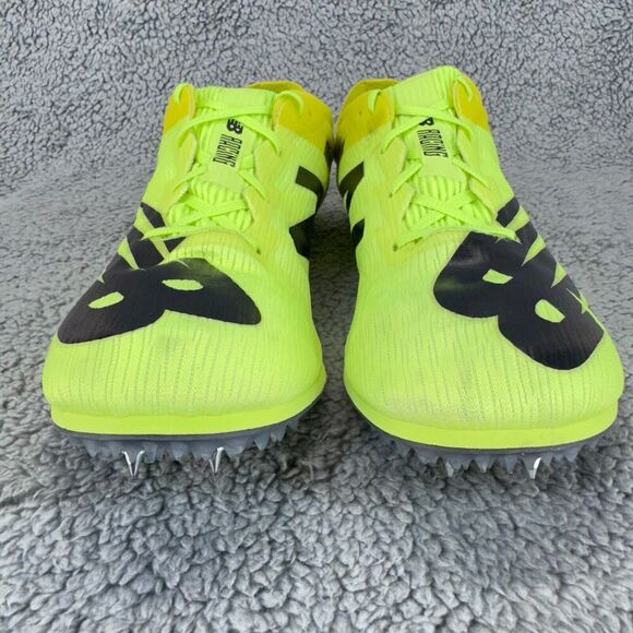 New Balance Racing Shoes MMD500Y7 Men Size 11 Neon Green Lace Up Spikes Track - Picture 3 of 14